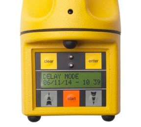 SAS microbial air sampler for environmental monitoring with delay start 